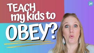 HOW TO TEACH YOUR KIDS TO OBEY || Habit training: Obedience