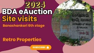 Banashankari BDA eAuction Site Visit | August 2024