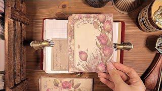 잠잘때 듣는 수면ASMR 빈티지 다꾸 꾸미기 1hour 모아보기 Journaling Scrapbooking Relaxing Sounds | hwaufranc