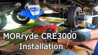 MORryde CRE3000 Trailer Suspension System & X-Factor Crossmember Brace Installation (step-by-step)