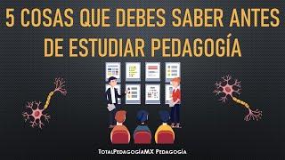 Cosas que Debes Saber Antes de Estudiar Pedagogía | Pedagogía MX