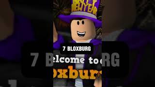 The most popular games on Roblox  #popular #games #fyp