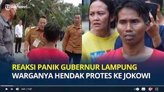 Reaksi Panik Gubernur Lampung Warganya Hendak Protes ke Jokowi saat Cek Jalan Rusak, Langsung Usir