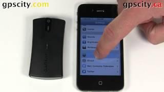 Connecting a Garmin Glo Bluetooth GPS with a Apple iPhone