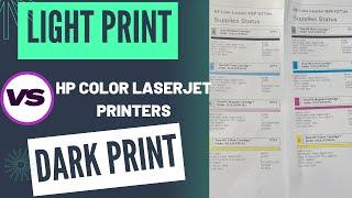 Poor Print or Light Print Issue in HP Color LaserJet Pro Printers | Laser Unit Cleaning Guide