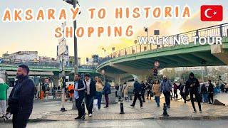 Istanbul Aksaray To Historia Shopping Mall Turkey 4K | Walking Tour | Parivish World