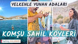 85 - Komşu Sahil Köylerine Gittik ️ Pserimos - Vathy - Leros   Yelkenli Teknede Yaşam