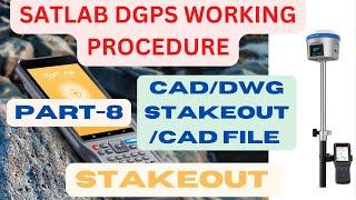 #Satlab Dgps working procedure I satlab Dgps Stakeout I satlab Dgps survey work I #satlab Stakeout