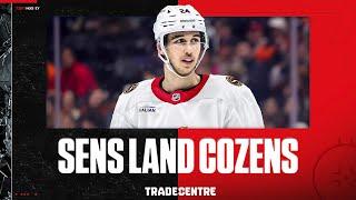 BREAKING: SENATORS LAND DYLAN COZENS