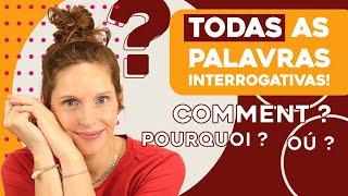 Aula completa sobre palavras interrogativas em francês I Céline Chevallier