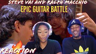 How did we NOT know?! Steve Vai vs Ralph Macchio Epic Guitar Battle Reaction | Asia and BJ