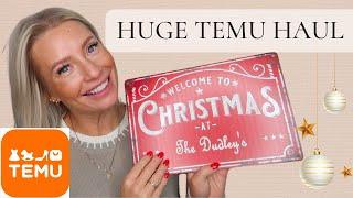 HUGE TEMU HAUL  | £200 coupon bundle | voucher code | *NOT sponsored*