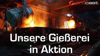 Procast - Unsere Gießerei in Aktion: Wenn Feuer Formen zum Leben erweckt!