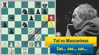 This Is How Mikhail Tal's Brain Works! Sac... Sac... Sac...