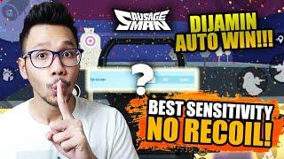 TUTORIAL NO RECOIL SAUSAGE MAN BEST SENSITIVITY, BUTTON SETTING, GYROSCOPE !