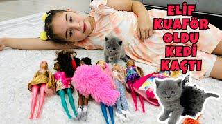 ELİF SİNEM KUAFÖR OLDU !! BÜCÜR KEDİ ELİNDEN ZOR KAÇTI !!