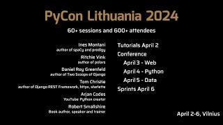 PyCon Lithuania 2024 Promo