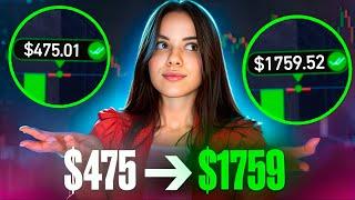 YOU WON'T BELIEVE IT | FROM $ 475 TO $ 1,759 IN 4 MINUTES | BINARY OPTIONS STRATEGY | POCKET OPTION