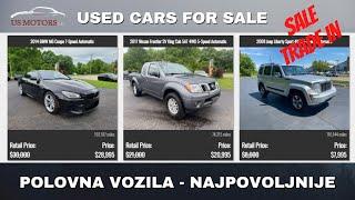 US MOTORS - POLOVNA VOZILA ZA SVAČIJI DŽEP - USED CARS FOR SALE