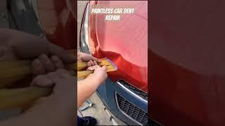 Paintless Car Dent Repair #dentrepair #shorts