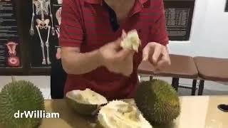 Kolesterol Lewat...  Makan Durian Yang Benar di Pagi Hari menurut dr Wiliam