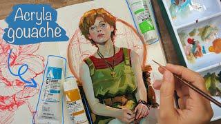 The Holbein series | Holbein Acryla gouache review