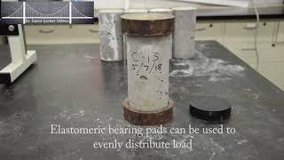 Concrete Cylinder Compression Test (ASTM C39)