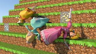 Princess Peach vs Princess Daisy vs Princess Rosalina [Race]