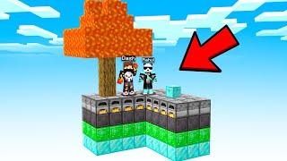 We Got Trapped In CUSTOM SKY BLOCK !!?