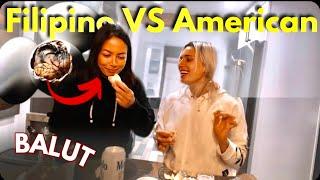 Back in USA! Filipino-American Tries Pinoy for the First Time!