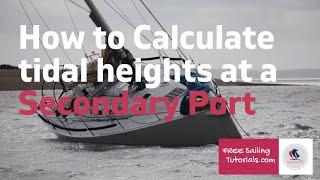 How to Calculate Tidal Heights at Secondary Ports