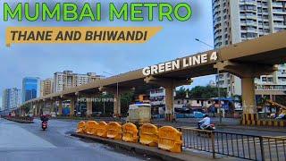 Mumbai Metro Green Line 4 Thane Update #4k