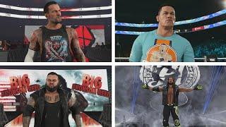 WWE 2K25 Entrances: John Cena, AJ Styles, CM Punk, Finn Balor, Rey Mysterio, Breakker, Reid & More