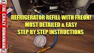 How to Add Freon To Your Refrigerator 134a