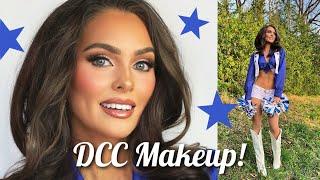 ⭐️DCC MAKEOVER⭐️ Dallas Cowboys Cheerleader Inspired Makeup Tutorial!