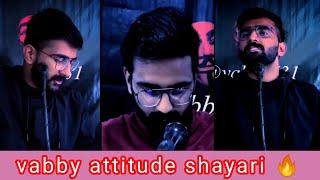 vabby attitude shayari attitude shayari status  vabby shayari status 