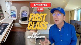 Emirates First Class Flight Review (Better without Workers) Lifetime Traveller #lifetimetraveller