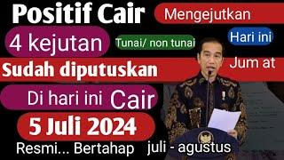 PKH hari ini,Hari ini  Positif cair 4 bansos ini merata yes Cair cair.... terbaru 5 juli 2024