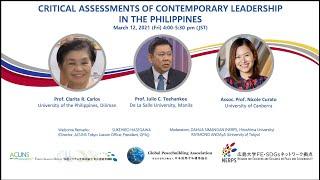 Critical Assessments of Contemporary Leadership in the Philippines