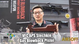 VFC APS Stechkin GBB Pistol At The IWA Outdoor Classics 2023