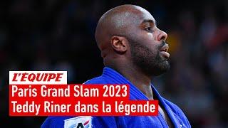 10 ans après, Teddy Riner remporte sa 7e médaille d'or au Paris Grand Slam 2023