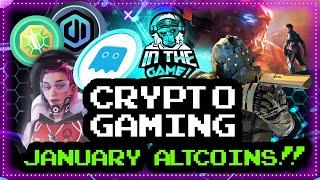 BEST CRYPTO GAMING TOKENS FOR JANUARY! (3 EXPLOSIVE PICKS)