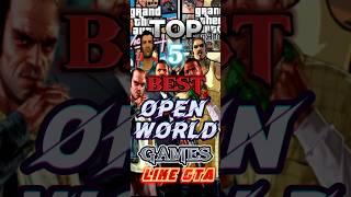 Top 5 best open world Games like gta for Android #shorts