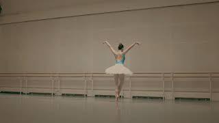 “Dying Swan” in rehearsal with Claire Calvert