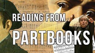 Reading from partbooks in the 16th century