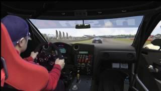 Quick racing w Nissan GT-R NISMO GT3 @Silverstone, real onboard cam, Assetto Corsa mixed reality