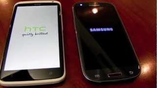 Samsung Galaxy S3 vs HTC One X on Boot time