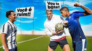 LEVEI O HATER DO MENINO POLÊMICO E DEU BRIG@ NO FUTEBOL!!