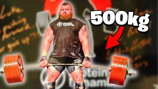 1102lb / 500kg Deadlift World Record ft Eddie Hall