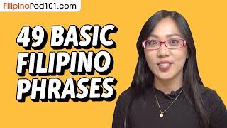 49 Basic Filipino Phrases for ALL Situations to Start as a Beginner